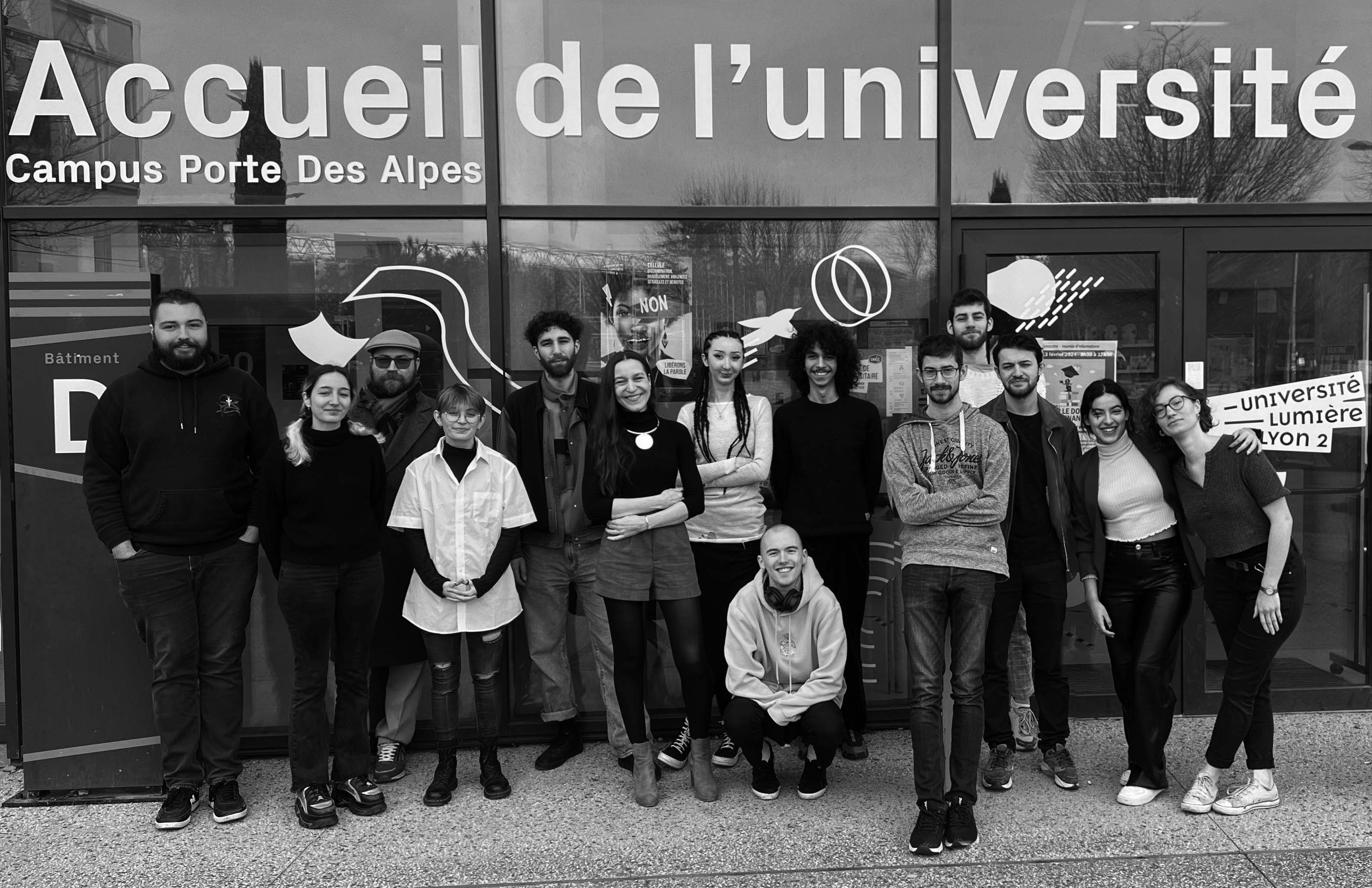 Collectif Anti-Badgers, Gamagora, Lyon2, copyright
